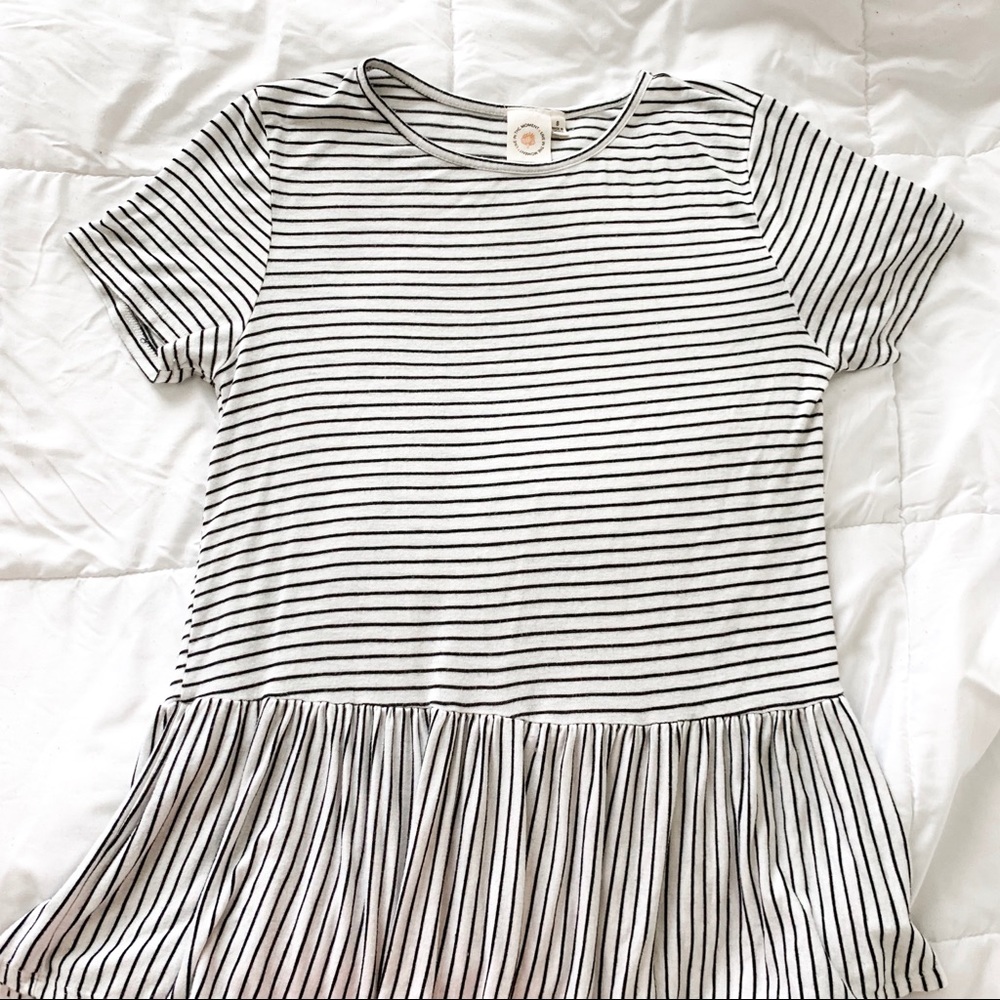 Striped Peplum Shirt